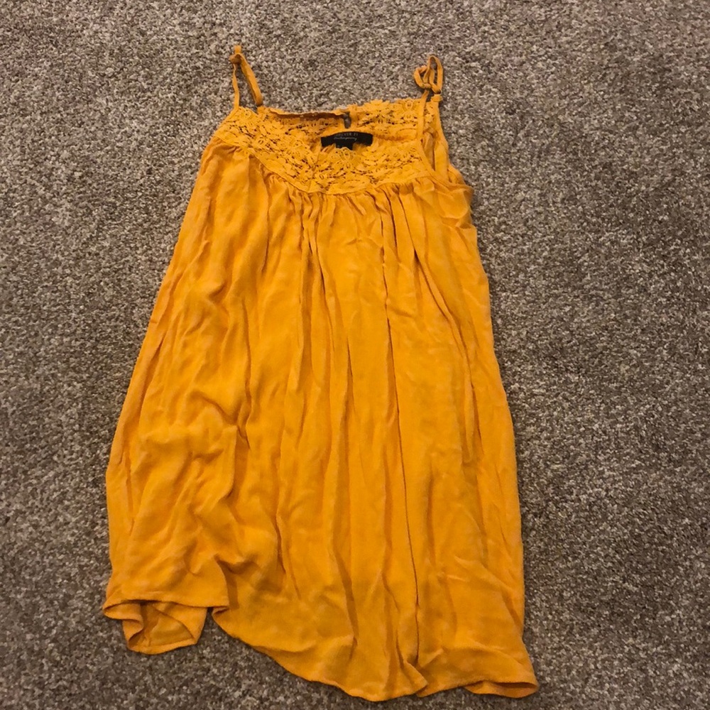 Forever 21 mustard tank/mini dress size S